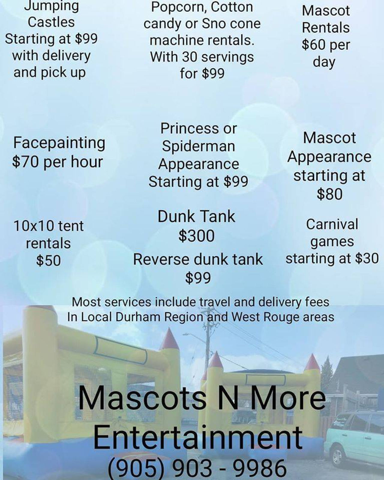 jumping castle,  dunk tank,  party,  rental,  cotton candy,  facepainting